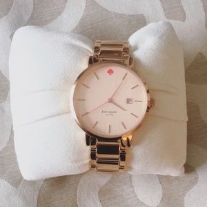 Kate Spade Gramercy Grand Rose Dial Watch NWT